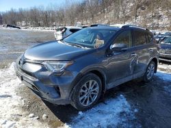 Salvage cars for sale from Copart Marlboro, NY: 2017 Toyota Rav4 HV Limited