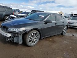 Acura salvage cars for sale: 2015 Acura TLX Tech