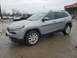 Salvage cars for sale from Copart Fort Wayne, IN: 2015 Jeep Cherokee Limited
