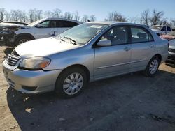 Toyota Corolla CE salvage cars for sale: 2003 Toyota Corolla CE