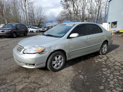 Toyota salvage cars for sale: 2003 Toyota Corolla CE