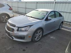 Salvage cars for sale from Copart Magna, UT: 2015 Chevrolet Cruze LTZ