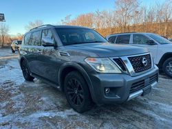 Nissan salvage cars for sale: 2017 Nissan Armada Platinum