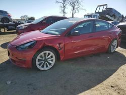 Tesla salvage cars for sale: 2022 Tesla Model 3