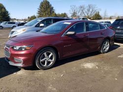 Chevrolet Malibu salvage cars for sale: 2016 Chevrolet Malibu LS