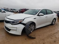 Salvage cars for sale from Copart San Antonio, TX: 2017 KIA Optima LX