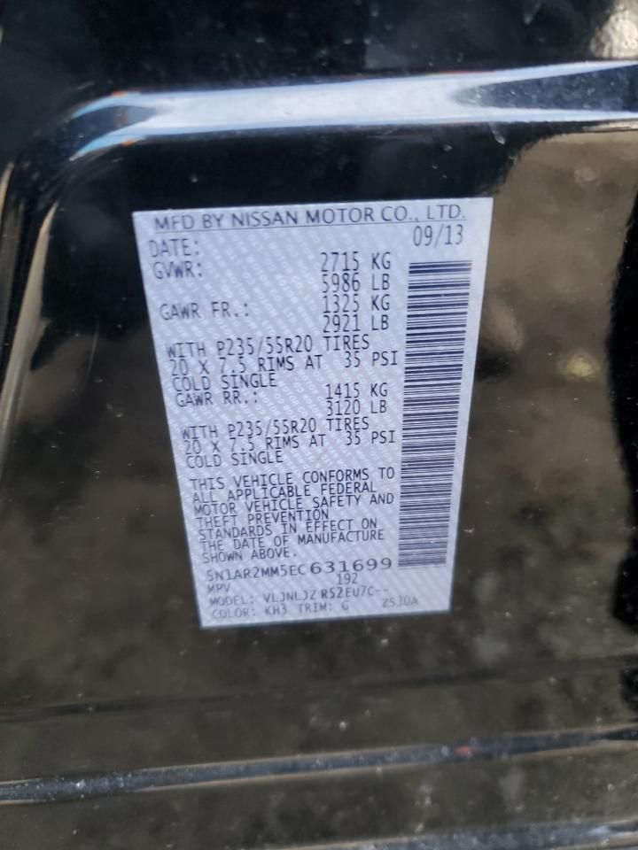 2014 Nissan Pathfinder s