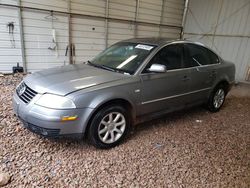 Volkswagen salvage cars for sale: 2004 Volkswagen Passat GLS