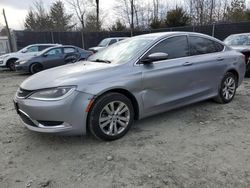 Chrysler salvage cars for sale: 2015 Chrysler 200 Limited