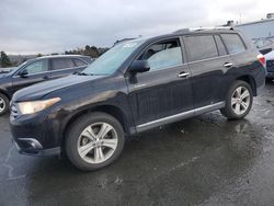 Toyota Highlander salvage cars for sale: 2013 Toyota Highlander Limited