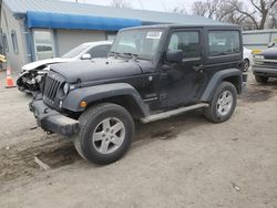 Salvage cars for sale from Copart Wichita, KS: 2016 Jeep Wrangler Sport