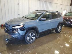 Jeep Cherokee salvage cars for sale: 2014 Jeep Cherokee Trailhawk