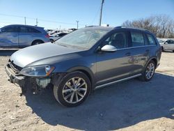 Volkswagen Golf salvage cars for sale: 2017 Volkswagen Golf Alltrack S