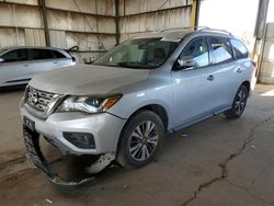 Nissan salvage cars for sale: 2017 Nissan Pathfinder S