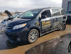 Toyota Sienna xle salvage cars for sale: 2019 Toyota Sienna XLE