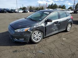 Ford Focus Titanium salvage cars for sale: 2018 Ford Focus Titanium