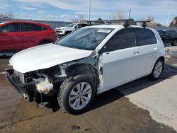 Volkswagen Golf salvage cars for sale: 2015 Volkswagen Golf TDI