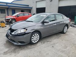 Salvage cars for sale from Copart Fort Pierce, FL: 2019 Nissan Sentra S