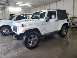 Jeep Wrangler salvage cars for sale: 2017 Jeep Wrangler Sahara