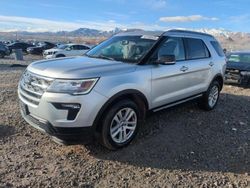 Ford Explorer salvage cars for sale: 2018 Ford Explorer XLT