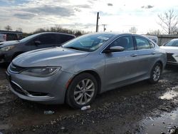 Chrysler 200 salvage cars for sale: 2015 Chrysler 200 C