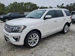 Ford Expedition Vehiculos salvage en venta: 2018 Ford Expedition Platinum