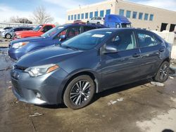 Salvage cars for sale from Copart Littleton, CO: 2016 Toyota Corolla L