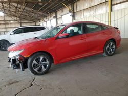 Honda Civic salvage cars for sale: 2021 Honda Civic LX