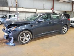 KIA Optima salvage cars for sale: 2015 KIA Optima LX