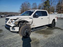 Ford salvage cars for sale: 2016 Ford F150 Supercrew