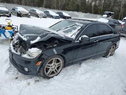 Mercedes-Benz c-Class salvage cars for sale: 2010 Mercedes-Benz C 350 4matic