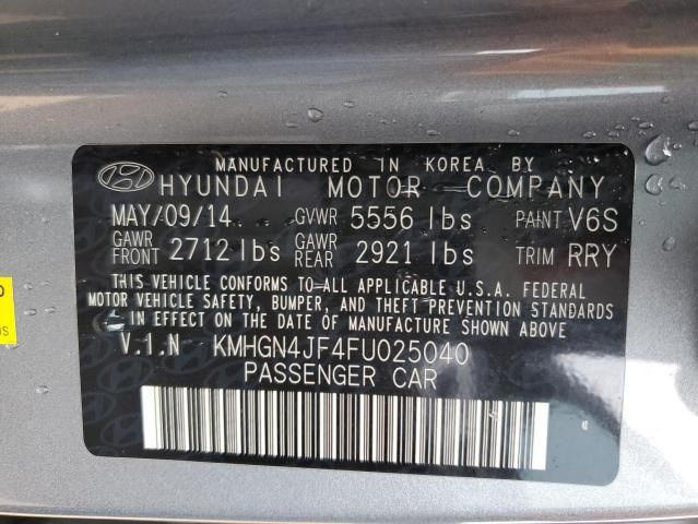 2015 Hyundai Genesis 5.0L