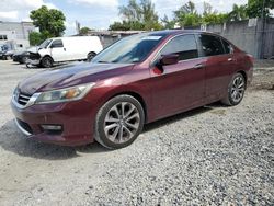 Honda Accord salvage cars for sale: 2014 Honda Accord Sport