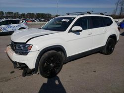 Volkswagen Atlas salvage cars for sale: 2018 Volkswagen Atlas SEL