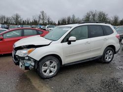 Subaru Forester salvage cars for sale: 2015 Subaru Forester 2.5I Premium