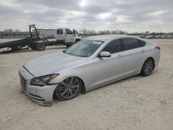 Salvage cars for sale from Copart New Braunfels, TX: 2018 Genesis G80 Base