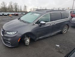 Chrysler Pacifica salvage cars for sale: 2022 Chrysler Pacifica Limited