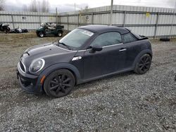 Salvage cars for sale from Copart Arlington, WA: 2013 Mini Cooper Coupe S