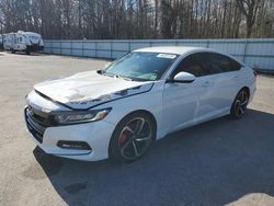 Honda Accord salvage cars for sale: 2018 Honda Accord Sport