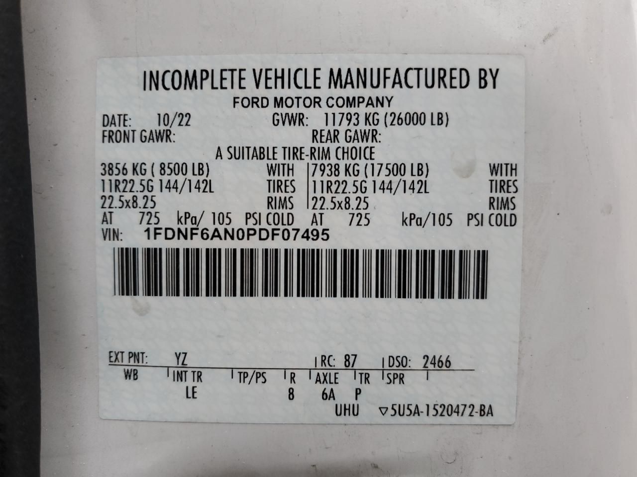 2023 Ford F650 Super Duty