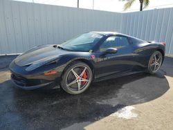 Ferrari salvage cars for sale: 2014 Ferrari 458 Spider