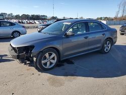 Volkswagen salvage cars for sale: 2013 Volkswagen Passat SE