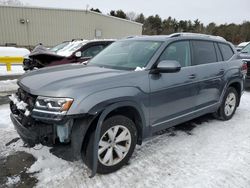 Volkswagen salvage cars for sale: 2018 Volkswagen Atlas SEL