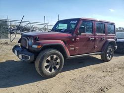 Jeep Wrangler salvage cars for sale: 2021 Jeep Wrangler Unlimited Sahara