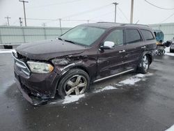 Salvage cars for sale from Copart Magna, UT: 2012 Dodge Durango Citadel