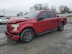 Ford salvage cars for sale: 2017 Ford F150 Supercrew