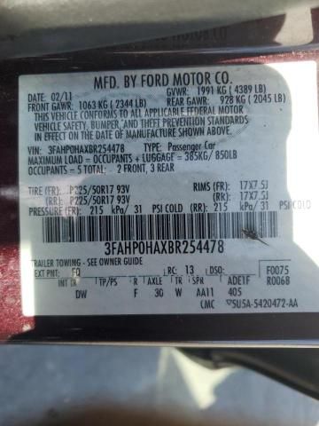 2011 Ford Fusion SE