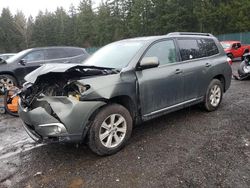 Toyota salvage cars for sale: 2013 Toyota Highlander Base