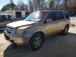 Honda Pilot salvage cars for sale: 2007 Honda Pilot EXL