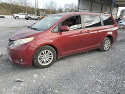 Toyota Sienna xle salvage cars for sale: 2012 Toyota Sienna XLE